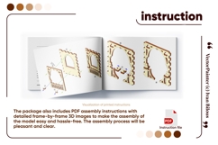 Dragon Fantasy Diorama - SVG Laser Cut Project, Digital File Product Image 9