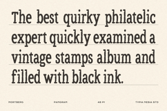 Mortberg - Rough Vintage Hand Drawn Slab Serif Product Image 5