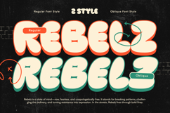 Flukin - Bubble Balloon Graffiti Font Product Image 5