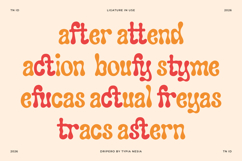 Dripero - Psychedelic Liquify Retro Font Product Image 5