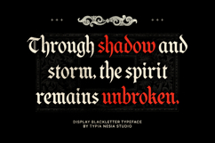 Devonxa - Gothic Blackletter Font Product Image 5