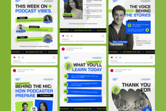 Creative Podcast Social Carousel Product Image 5