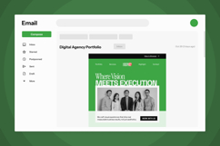 Contemporary Digital Agency Portfolio Newsletter Product Image 5