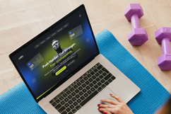 Energetic Fitness Landing Page UI Kit Product Image 5