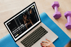 Health &amp; Training Landing Page UI Kit Product Image 5