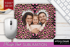Animal Print Photo Mouse Pad PNG - Wild Animal Picture Frame Product Image 1