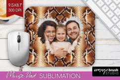Animal Print Photo Mouse Pad PNG - Wild Animal Picture Frame Product Image 1