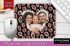Animal Print Photo Mouse Pad PNG - Wild Animal Picture Frame Product Image 1