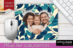 Eucalyptus Photo Mouse Pad PNG - Botanical Picture Frame Pad Product Image 1