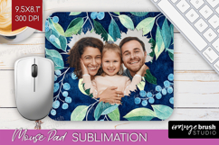 Eucalyptus Photo Mouse Pad PNG - Botanical Picture Frame Pad Product Image 1