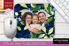 Eucalyptus Photo Mouse Pad PNG - Botanical Picture Frame Pad Product Image 1