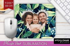 Eucalyptus Photo Mouse Pad PNG - Botanical Picture Frame Pad Product Image 1