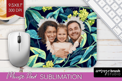 Eucalyptus Photo Mouse Pad PNG - Botanical Picture Frame Pad Product Image 1