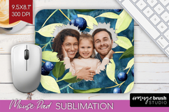 Eucalyptus Photo Mouse Pad PNG - Botanical Picture Frame Pad Product Image 1