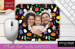 Halloween Photo Mouse Pad PNG - Brush Stroke Picture Frame Product Image 1