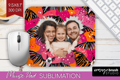 Halloween Photo Mouse Pad PNG - Brush Stroke Picture Frame Product Image 1
