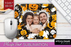 Halloween Photo Mouse Pad PNG - Brush Stroke Picture Frame Product Image 1