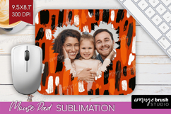 Halloween Photo Mouse Pad PNG - Brush Stroke Picture Frame Product Image 1