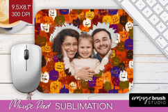 Halloween Photo Mouse Pad PNG - Brush Stroke Picture Frame Product Image 1