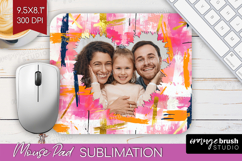 Brush Stroke Photo Mouse Pad PNG - Abstract Texture Picture Product Image 1
