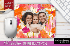 Brush Stroke Photo Mouse Pad PNG - Abstract Texture Picture Product Image 1