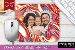 Rose Gold Photo Mouse Pad PNG - Abstract Picture Frame Mouse Product Image 1
