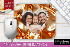 Rose Gold Photo Mouse Pad PNG - Abstract Picture Frame Mouse Product Image 1