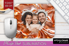 Rose Gold Photo Mouse Pad PNG - Abstract Picture Frame Mouse Product Image 1