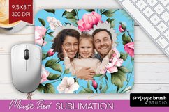 Spring Photo Mouse Pad PNG - Flowers Picture Frame Mouse Pad Product Image 1
