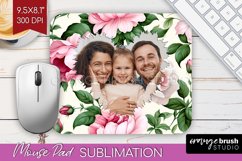 Spring Photo Mouse Pad PNG - Flowers Picture Frame Mouse Pad Product Image 1