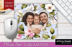 Spring Photo Mouse Pad PNG - Flowers Picture Frame Mouse Pad Product Image 1