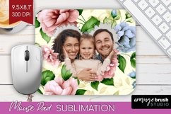 Spring Photo Mouse Pad PNG - Flowers Picture Frame Mouse Pad Product Image 1