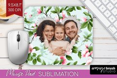 Spring Photo Mouse Pad PNG - Flowers Picture Frame Mouse Pad Product Image 1
