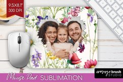 Spring Photo Mouse Pad PNG - Flowers Picture Frame Mouse Pad Product Image 1