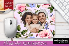 Spring Photo Mouse Pad PNG - Flowers Picture Frame Mouse Pad Product Image 1