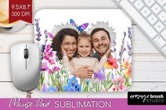Wildflowers Photo Mouse Pad PNG - Floral Picture Frame Mouse Product Image 1