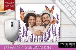 Wildflowers Photo Mouse Pad PNG - Floral Picture Frame Mouse Product Image 1