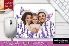 Wildflowers Photo Mouse Pad PNG - Floral Picture Frame Mouse Product Image 1