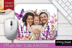 Wildflowers Photo Mouse Pad PNG - Floral Picture Frame Mouse Product Image 1