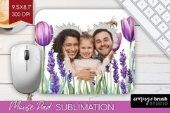 Wildflowers Photo Mouse Pad PNG - Floral Picture Frame Mouse Product Image 1