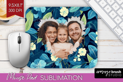 Eucalyptus Photo Mouse Pad PNG - Botanical Picture Frame Pad Product Image 1