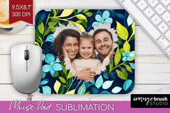 Eucalyptus Photo Mouse Pad PNG - Botanical Picture Frame Pad Product Image 1
