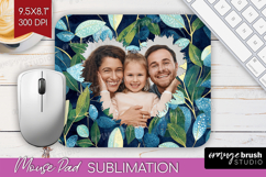 Eucalyptus Photo Mouse Pad PNG - Botanical Picture Frame Pad Product Image 1