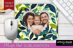 Eucalyptus Photo Mouse Pad PNG - Botanical Picture Frame Pad Product Image 1