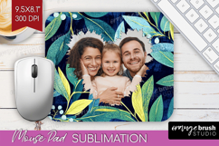 Eucalyptus Photo Mouse Pad PNG - Botanical Picture Frame Pad Product Image 1