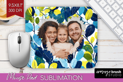 Eucalyptus Photo Mouse Pad PNG - Botanical Picture Frame Pad Product Image 1