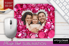 Gem Texture Photo Mouse Pad PNG - Gemstone Picture Frame Pad Product Image 1