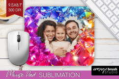 Gem Texture Photo Mouse Pad PNG - Gemstone Picture Frame Pad Product Image 1