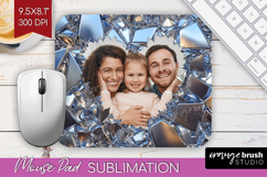 Gem Texture Photo Mouse Pad PNG - Gemstone Picture Frame Pad Product Image 1