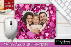 Gem Texture Photo Mouse Pad PNG - Gemstone Picture Frame Pad Product Image 1